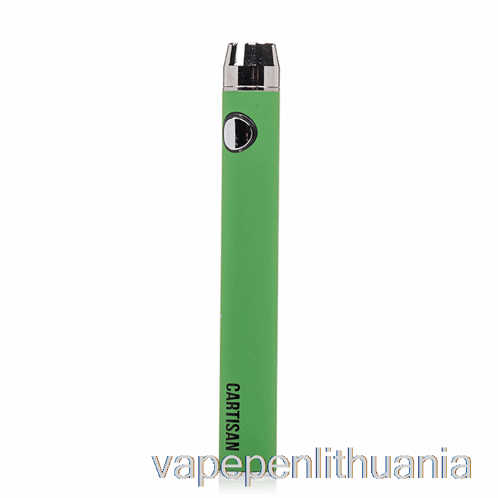 Cartisan Button Vv 900 Dual Charge 510 Baterija [mikro] žalias Vape Skystis